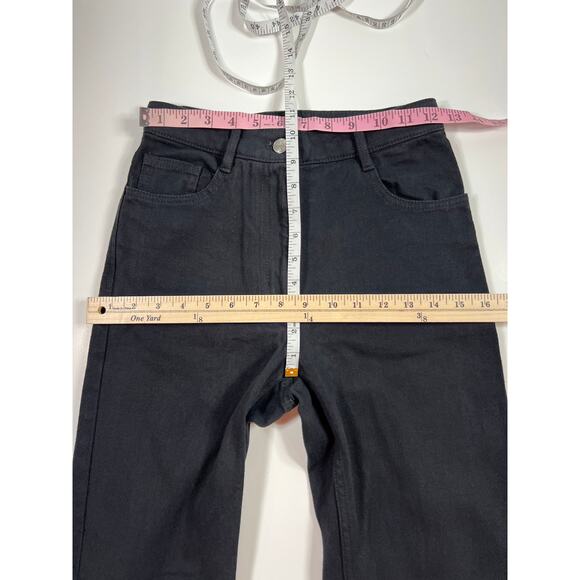 Aritzia Wilfred Free Two Step High Rise Flared Black Pants - Picture 7 of 8